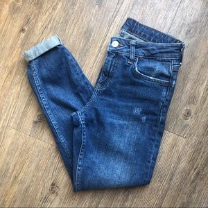 Topshop MOTO Distressed Boyfriend Jeans